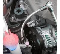 1/4" 3/8" 1/2" Flexible Socket Extension Rod Adapter Set with Ratchet Wrench - 45# Steel, Chrome-Plated, for Tight Spaces and Awkward Angl(1/4 INCH)