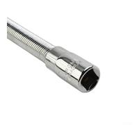 1/4" 3/8" 1/2" Flexible Socket Extension Rod Adapter Set with Ratchet Wrench - 45# Steel, Chrome-Plated, for Tight Spaces and Awkward Angl(3/8 INCH)