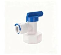 1/4 3/8" 3/4 "Plastic Valve Water Purifier Pressure Barrel Quick Connect Joint Universal Accessories 1pcs(3I4 OD 3I8)