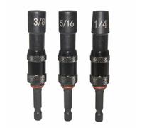 1/4 3/8 5/16 Sleeve Socket Screw Drill Tip Quick Changing Holder Guide Drill Bit Driver Pivots Angle