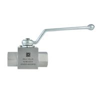 1/4" 304 Stainless Steel High Pressure Ball Valve Corrosion Resistant High Pressure Hydraulic Ball Valve