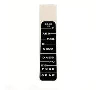 1/4 4/4 4/3 1/8 Violin scale stick bitmap scale without leaving glue beginner violin special sticker 1PC (Color : 1.8)