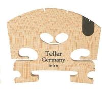 1 4/4 Violin Semi Fitted Bridge: 100543 Teller Germany*** With E Ebony insert, of Bosnian Maple A Product of Germany VWWS