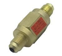 1/4-5/8-inch threaded connection check valve refrigerant check valve replaces Danfoss NRV valve suitable for high-pressure corrosion-resistant brass material in air conditioning/refrigeration systems(