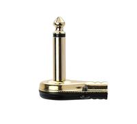 1/4" 6.35mm Mono Plug Flat Male Guitar Effect Pedal Connect Electric Guitar Handle Musical Instrument Guitar Adult String Instrument Guitar Parts