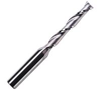 1/4" (6.35mm) x 32mm Flute x 1/4" Shank Solid Carbide Spiral 2 Flute Up Cut Router Bit for Wood, Hard Wood, PVC & Acrylic (1/4" x 32mm Flute)