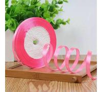 1/4"(6mm) 1" 25mm 22Meters (25Yards) Silk Satin Ribbon Wedding Party Home Christmas New Decoration Wrapping Supplies Material-peach-10mm