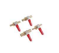 1/4 6mm 8mm 10mm12mm Ball Faucet Shutoff Ball Valve Hose Barb Inline Line Small Brass Ball Valve(12mm)