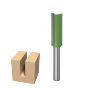 1/4′′ 6mm Shank Single Double Flute Straight Bit Milling Cutter For Wood 6MM Tungsten Carbide Router Bit Woodwork Tool Set for Chipboard, Woodworking(6x10x30mm)