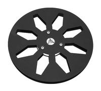 1/4 7 Inch Empty Tape Reel, 8 Hole Universal Open Reel Sound Tape Empty Reel, Aluminum Take Up Reel Opening Machine Part (Black)