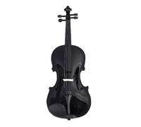 1/4 Acoustic Violin Black Fiddle Student Beginner Violin Round Bow Bridge