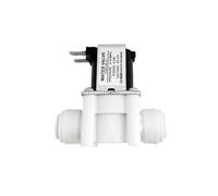 1/4 and 3/8 Port Fast Connection DC24V/DC12V Inlet Water Solenoid Valve RO Reverse Osmosis Water Machine Accessories(3/8",12V)