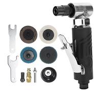 1/4" Angle Grinder Compressed Air Die Grinder 90° Mini Sander with 50mm/2” Grinding Disc, Grinder Polisher Tool with Protective Cover for Cutting Grinding Polishing Milling