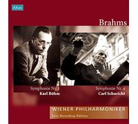 ブラームス : 交響曲 第1番 & 第4番 (Brahms : Symphonie Nr.1 & Nr.4 / Karl Bohm | Carl Schuricht | Wiener Philharmoniker) [2LP] [Live Recording] [Analog]