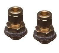 1/4" Brass BSP Compression Gland 8-8.5mm - 2 Pack