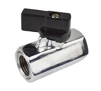 1/4" BSP Female Mini Ball Valve/Cut Off Female Threads FT044