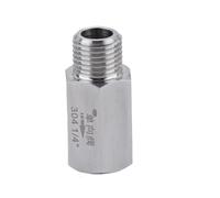 1/4" BSP Male to Female Thread 304 Stainless Steel Check Valve One Way Non-Return Valve