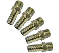 1/4" BSP Thread Hose Tail 1/2" (12mm) Pipe Connector Air Fitting 5 Pack FT039