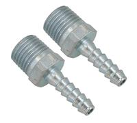 1/4" BSP Thread Hose Tail 3/16 Pipe Connector Air Fitting 2 Pack FT038