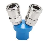 1/4" C-Type Pneumatic Quick Coupling 2/3 Way Air Compressor Connector (2 Way)