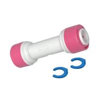 1/4" Check Valve, RO Water Tube Fitting, Back Flow Prevention, Inline Straight Union. Quick-Connect Check Valve, for RO Water Systems, and Water Purifiers