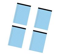 1. 4 Colorful Lined Notepads Letter Size 50 Sheets Per Pad Perforated Paper Notebook Set for Office School Daily Planning Notes