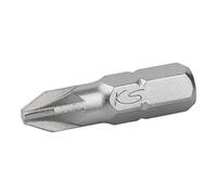 '1/4 "Cross Slotted Bit Pozidriv # 1, 25 mm, S2 Type" C "