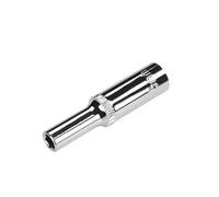 1/4" Drive 4/5/6/7/8/9/10/11/12/13/14mm Square Drive Socket, Length 50mm, 6 Point Hex Socket, Chrome Vanadium Steel Wrench Accessory(5mm)