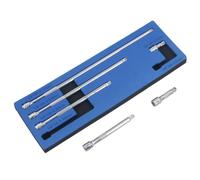 1/4'' Drive Wobble Extension Bar Set 6pc in Foam Tray US Pro