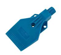 1/4 External Thread, ABS Flat Nozzle, Air Blowing Water Cooling Single Hole Fixed, Suitable for Compressor Parts, Drying Dust Removal, Surface Treatment 5pcs K