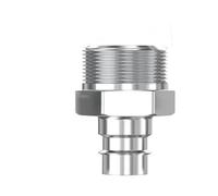 1/4" External Thread Pneumatic Quick Coupling Male Connector Japanese Style European Style Joint Pneumatic Fitting(EU-PM20)