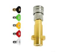 1/4 Female Socket Adapter for Karcher Foam Nozzle 1/4 Female(1set) | Fits for k2- for k7 models, 1/4 inch quick connect, easy swap, standard interface, car patio cleaning