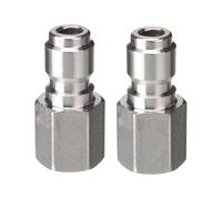 1/4" for bsp Female Quick Release Coupling for Pressure Washers - Stainless Steel, 5000 PSI, 2-Pack, Compatible with 11.6mm for mini Quick Connect Fittings