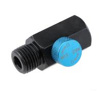 1/4" for NPT Inline Air Pressure Regulator Valve for Compressed Air Systems - Steel Construction, High-Seal Performance, Compact 19x37mm Pneumatic