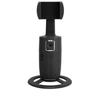 1/4 for Smartphone Recording, USB Charging Port, Automatic Face Tracking and Vlogging Streaming (Black)