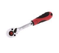1/4" Gedore Red Ratchet With Switch Lever And Lock-Release Button