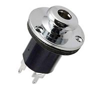 1/4" Guitar Bass Equalizer Jack EQ Preamp End Pin Output Input Socket Silver