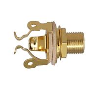 1/4 Guitar Sockets Input Sockets Metal Electric Guitar Replacement Input Or Output Socket 6.35mm Part Electric Mono Mount Output Jacks