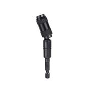 1/4" Hex Magnetic Ring Screwdriver Bits - Quick Change Drill Bit Extension Rod with Drive Guide for Precision Screwdriving(Black)