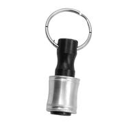 1/4" Hexagonal Shank Screwdriver Bit Holder Quick Changes Extension Rod Keychain Drill Bit Socket Adapter Keychain Quick Changes Extension