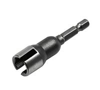 1/4" Hexagonal Shank Socket Adapter Nut for Power Tool Slotted Butterfly Bolt Wrench Electric Screwdriver Sleeve Butterfly Tool
