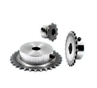 1/4 Inch 04C Sprocket 24-30 Teeth M5 8/10/12/15MM Steel electronic starter AUOQKQUT(15mm,25 Teeth)