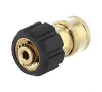 1/4 Inch 3/8 QD Female to M22 14mm 15mm Female Adapter for Electric Pressure Washer, High-Pressure Connector with Stainless Steel and B(3/8)