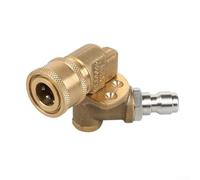 1/4 Inch 360 Degree Rotating Pressure Washer Nozzle 7 Angle Flexible Spray Tip with Quick Connect for Elite Pressure Cleaner Garden Car Washing(Fifth Gear Joint)