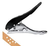 1/4 inch 6mm Puncher, Single Hole Punch Hand Hold Puncher Heavy Duty Hole Puncher Single Round Paper Punch Portable Hand Held Long Reach Hole Punch for Paper Cards Plastic Cardboard