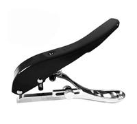 1/4 inch 6mm Puncher, Single Hole Punch with Grip Handle, Heavy Duty Hand Hold Long Reach Puncher, Portable Circle Metal Single Round Paper Punch for Craft Paper Tag Ticket Notebook Cutting Card
