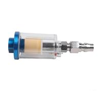 1/4 Inch Air Regulator Gauge with in-line Oil Water Trap Filter, Pneumatic Tools for Airbrush, Moisture Separator for Spray Painting(B)