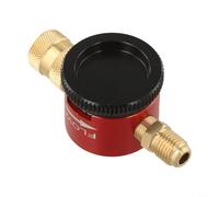 1/4 Inch Brass Nitrogen Purge Tool with 3-Position Dial Regulator for HVAC System Flushing, Brazing & Shut-Off - Compatible with Standard Nitr