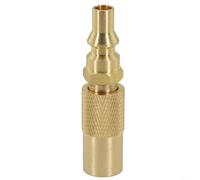 1/4 Inch Brass Quick-Disconnect Fitting For Coleman Grill, Brass Gas Disconnect Adapter For RV Camping Stove BBQ Tools
