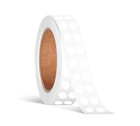 1/4 Inch Circle Sticker Labels,0.25 Inch Round Adhesive Color-Code Dot Stickers,1000 Stickers Dot Label Stickers for Office and Marking (White)